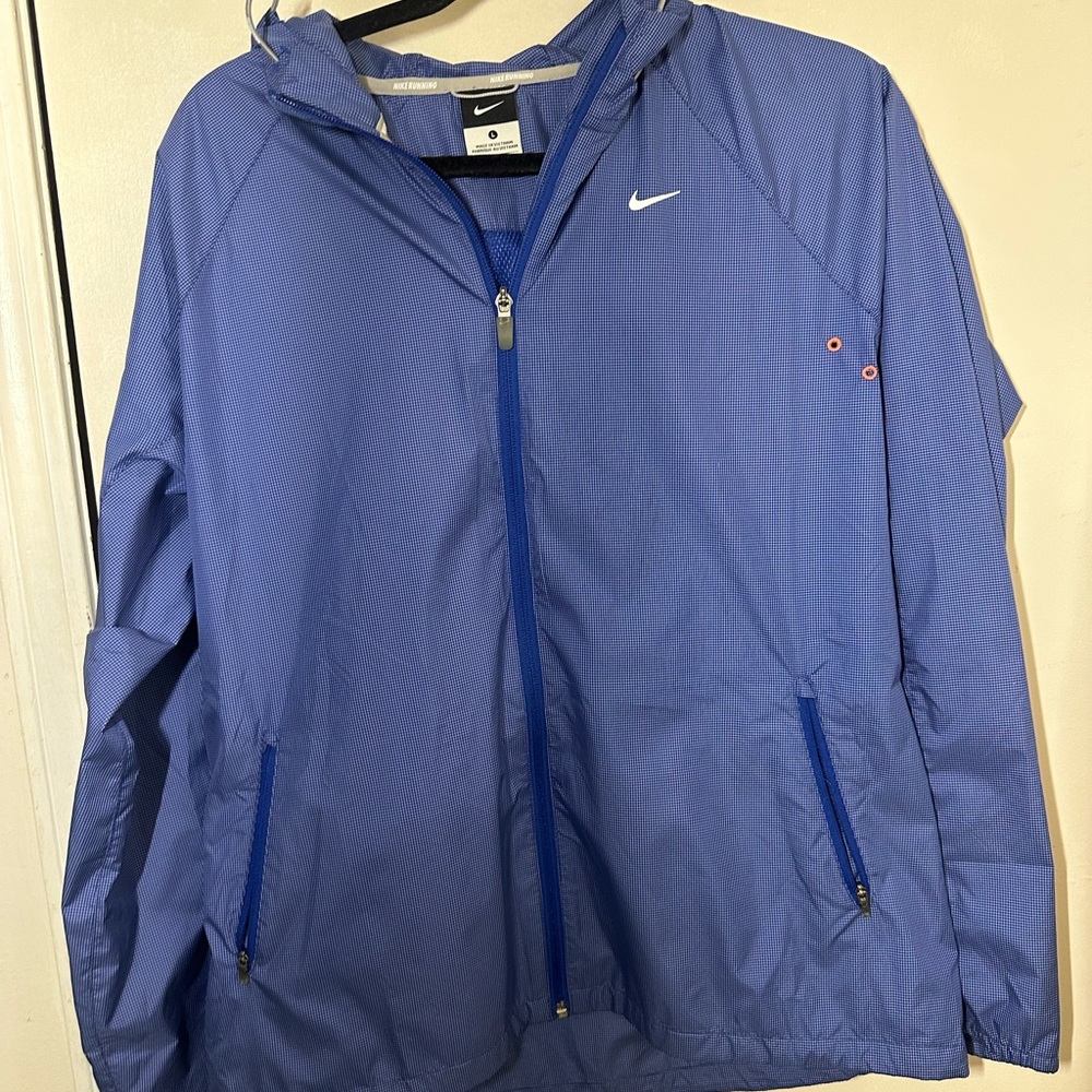 Nike Men's Light Blue Raincoat